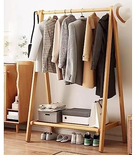 ヴィンテージ 折りたたみ　木製ハンガーラック ヴィンテージ 折りたたみ 木製ハンガーラック